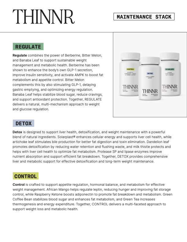 Thinnr Maintenance Stack