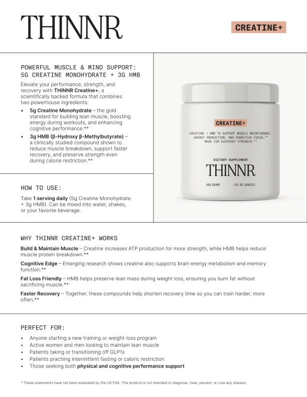 Creatine One Sheeter